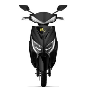 EOX E2 Electric Scooter for Adults | Non RTO EV Bike with 60-80Km Range, Waterproof Motor, 32AH 60V Graphene Battery, Tubeless Tyre, Reverse Mode (Black)