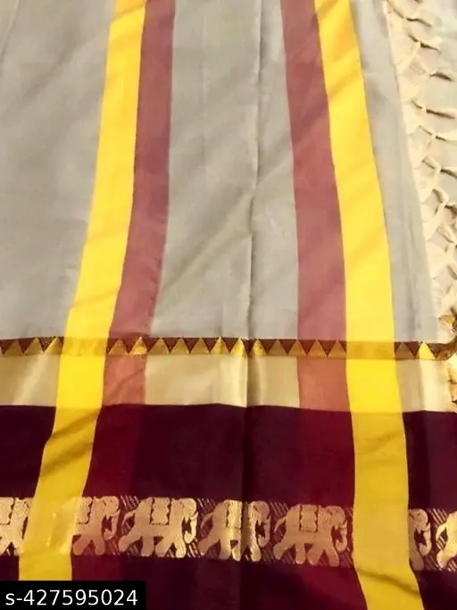 Hathi Design Silk Saree (Hathi Saree) - Image 3