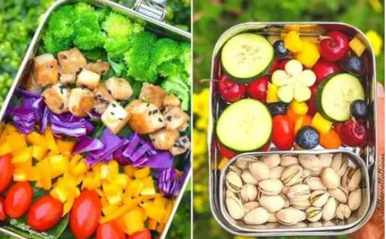 Stainless Steel Lunch Box Rectangle Tiffin Box Lunch Box for School, Office Kids, Adults -Big - Image 3